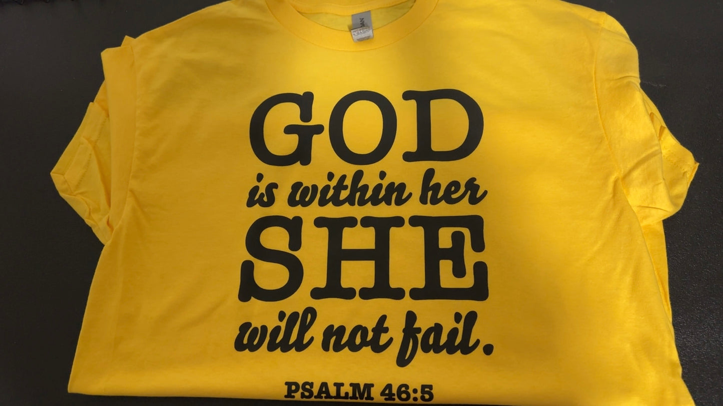 “God Is Within Her T-Shirt”